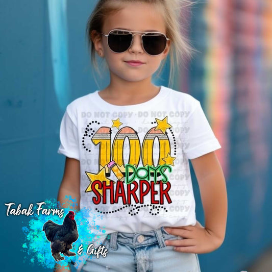 100 Days Sharper (100 days of school)