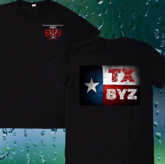 669 Sprinkler Fitters TX BYZ t-shirt