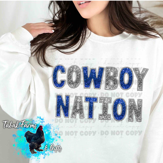 Blue and Silver Nation (Fan Fave) Sweatshirt