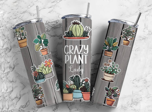 Crazy Plant Lady Tumbler